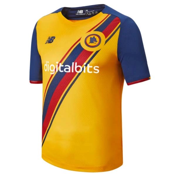 Authentic Camiseta AS Roma 3ª 2021-2022 Amarillo